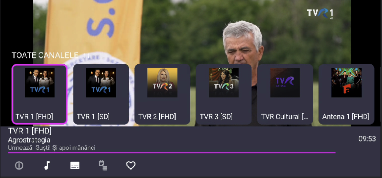 Bară jos PRTV Neo